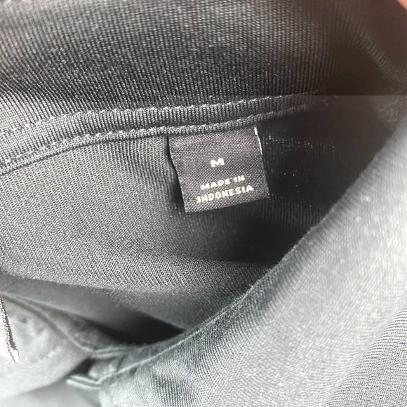 Dunning Golf Shirt Men Medium M Black Long Sleeve Polo 1/4 Button Golfing Golfer - Picture 5 of 9